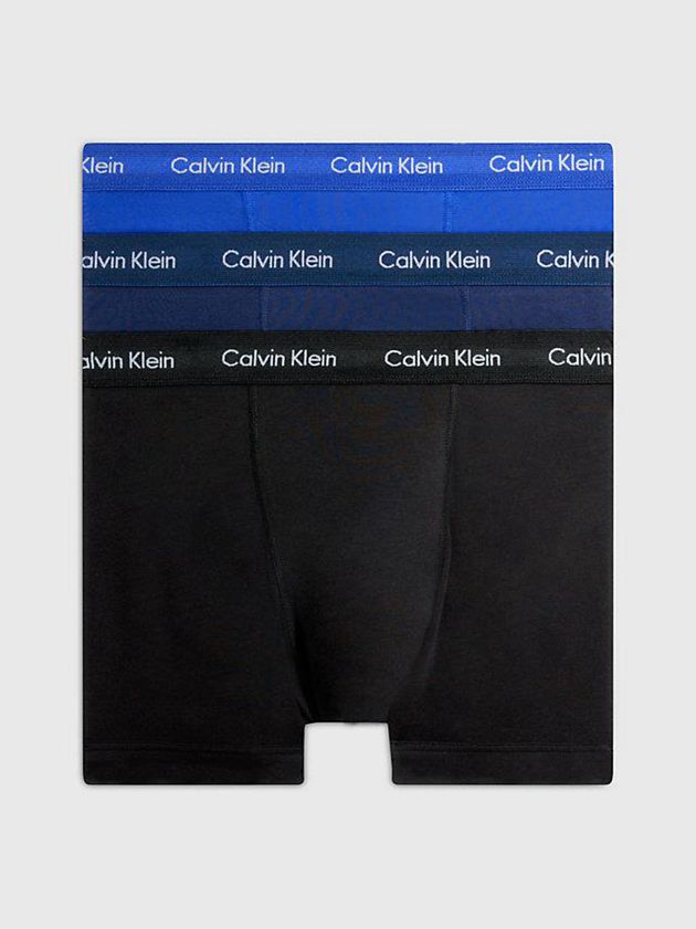 Calvin Klein USA 3 Pack - Cotton Stretch Mens Trunks Black 1904567-ZG